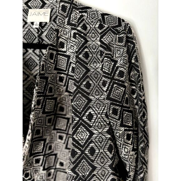 JAIME Open Front Drape Jacket Women's Size Medium Large New with tag k51 - Picture 4 of 16